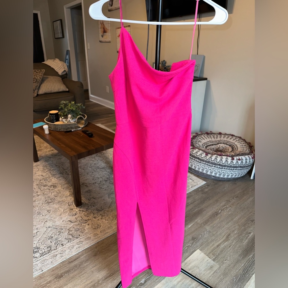 ❗️SOLD❗️Zarita fushia midi dress